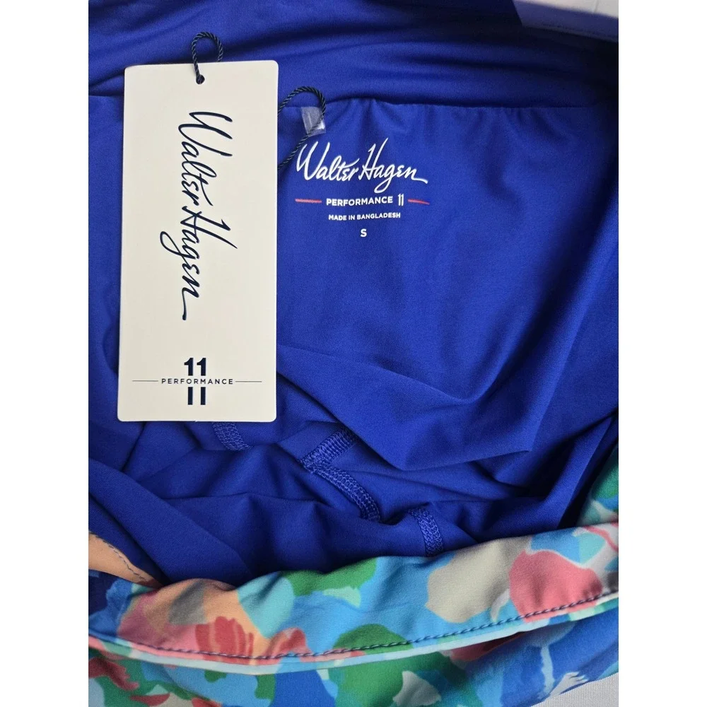 Walter Hagen Performance 11 Blue Floral Pull On Skort 16 Inch Small NWT